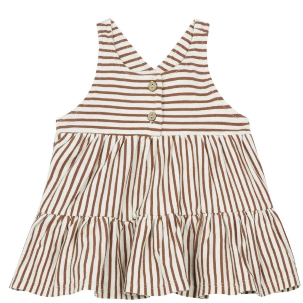 RYLEE + CRU  Baby Ruby Swing Dress | Rust